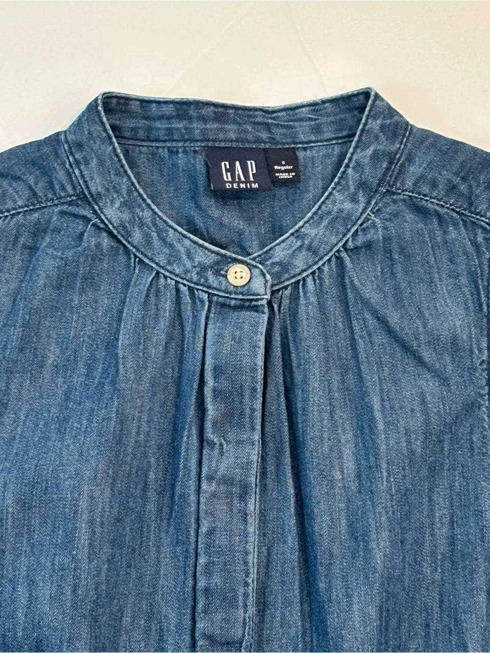 GAP Girls' Sleeveless Denim Chambray Dress 6-7